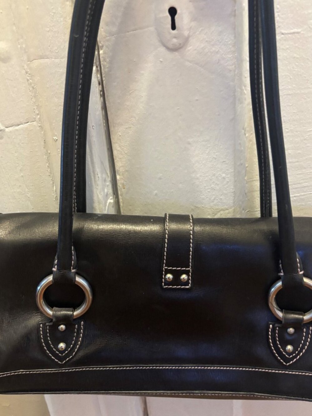 MARC JACOBS BLACK LEATHER BAG - Picture 3 of 12